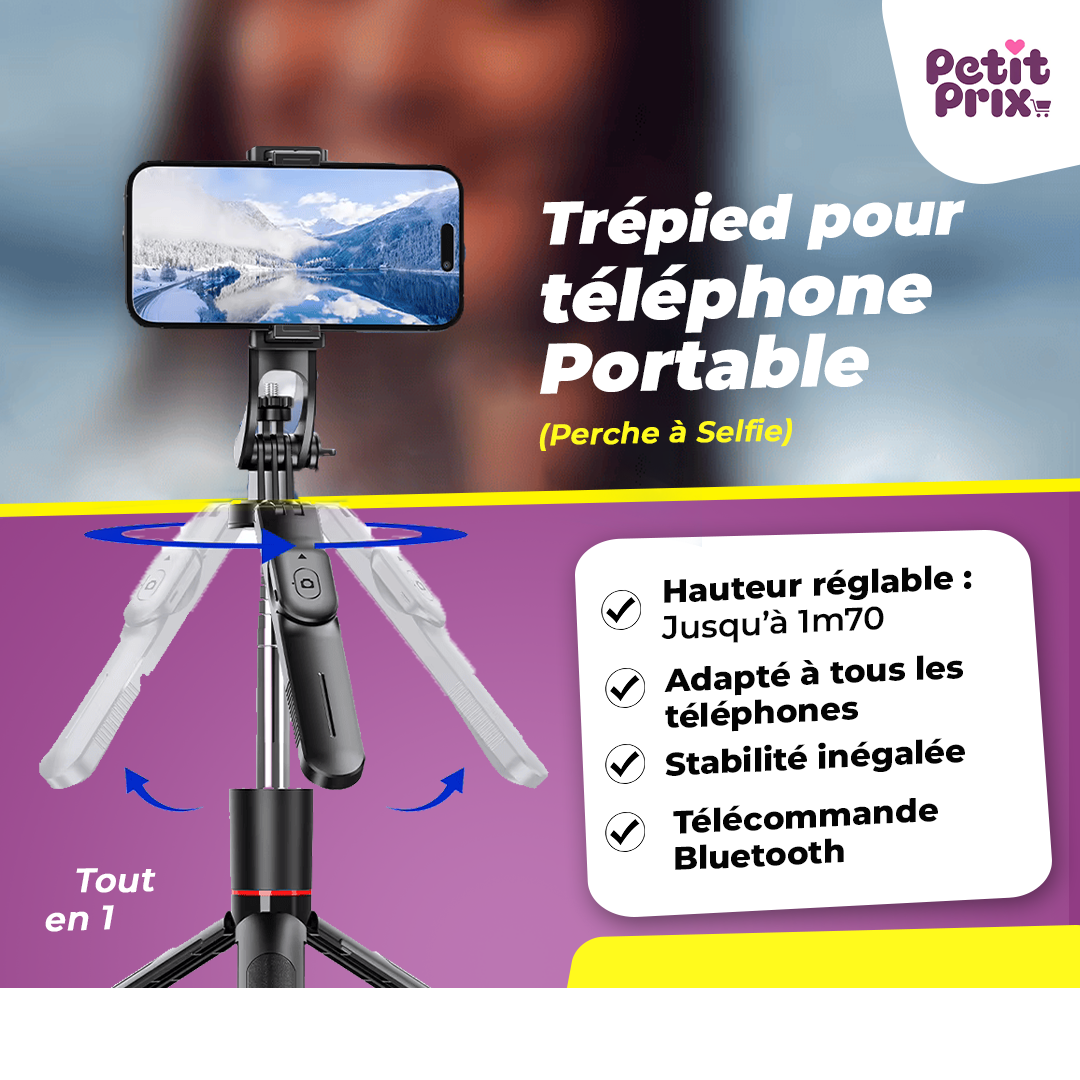 CYKE F16 Trépied Stable pour telephone portable